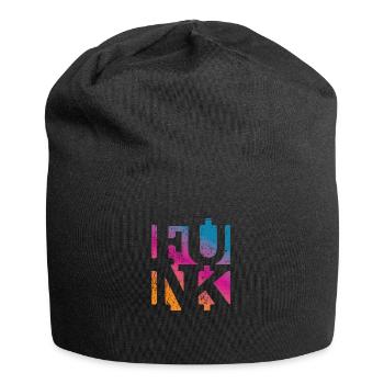 Funky Music - Jersey-Beanie - Schwarz - Vorne