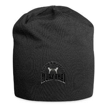 Muay Thai Kickboxing Boxe Thaï - Bonnet en jersey - noir - Devant