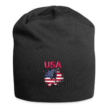 Fußballfan der Vereinigten Staaten von Amerika 2022 - Jersey-Beanie - Schwarz - Vorne