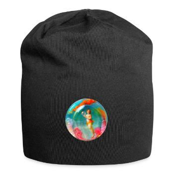 venus in der seifenblase - Jersey-Beanie - Schwarz - Vorne