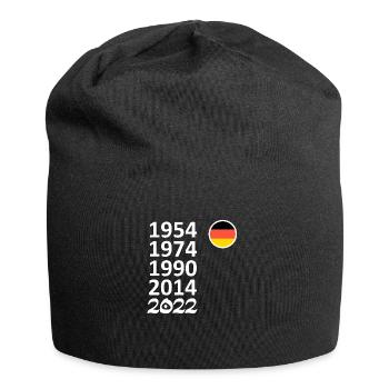 Coupe du monde, 2022, Football, Allemagne - Bonnet en jersey - noir - Devant