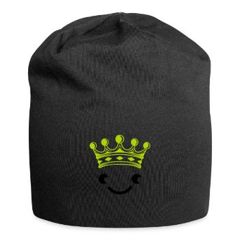 King Face - Jersey Beanie - black - Front