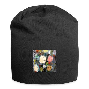 Die Anderen - Jersey-Beanie - Schwarz - Vorne
