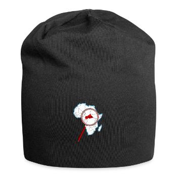 La République centrafricaine à la loupe - Bonnet en jersey - noir - Devant