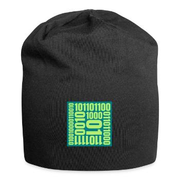 Binary Code Program Language - Jersey Beanie - black - Front