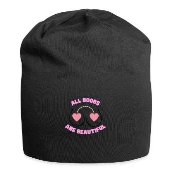 All Boobs are Beautiful - Jersey-Beanie - Schwarz - Vorne