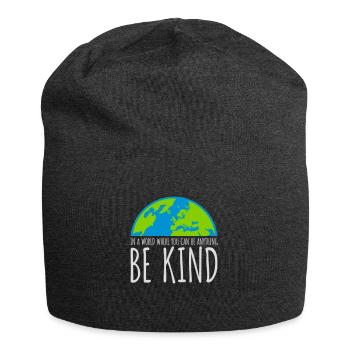 you can be kind - Jersey Beanie - charcoal grey - Front