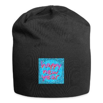 Bonne année ! - Bonnet en jersey - noir - Devant