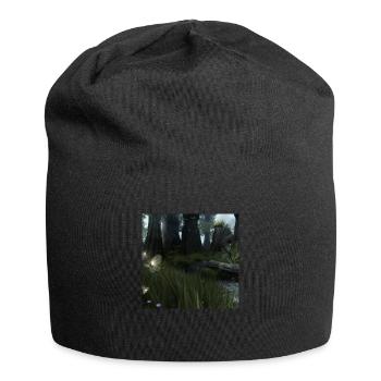 Forêt magique - Bonnet en jersey - noir - Devant