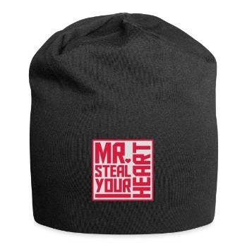 Mr steal your heart - Jersey Beanie - black - Front