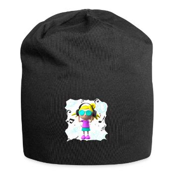 DRÔLE D’ILLUSTRATION MUSICALE FILLE 6 - Bonnet en jersey - noir - Devant