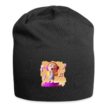 DRÔLE D’ILLUSTRATION MUSICALE FILLE 7 - Bonnet en jersey - noir - Devant
