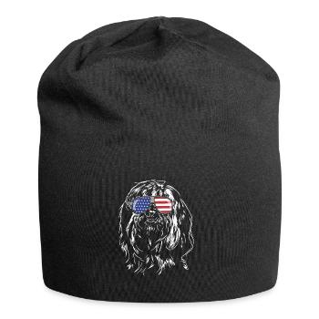 BRIARD Amérique Flag Lunettes de soleil Chiens Wilsigns - Bonnet en jersey - noir - Devant