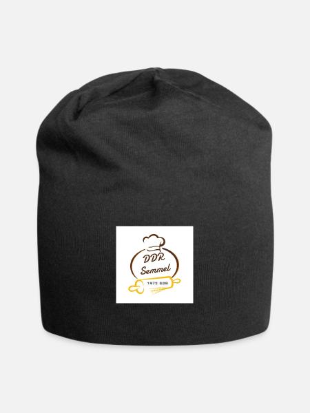 DDR Semmel - Jersey-Beanie - Schwarz