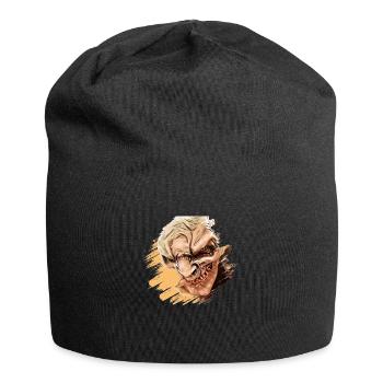 Krampus Percht Devil 2322 - Bonnet en jersey - noir - Devant