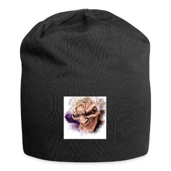 Krampus Percht Devil 2316 - Bonnet en jersey - noir - Devant