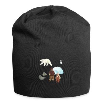 Eskimo family - Jersey Beanie - black - Front