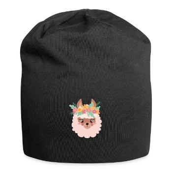 Lama Rosa - Bonnet en jersey - noir - Devant