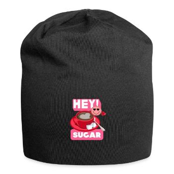 Hé! Sugar Saint-Valentin - Bonnet en jersey - noir - Devant