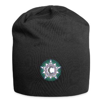 Stars with the letter C. Your word - your thought - Jersey Beanie - black - Front
