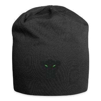 Sacred Panther - Schwarzer Panther des Lebens. - Jersey-Beanie - Schwarz - Vorne