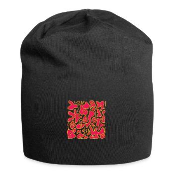 Abstraction - Bonnet en jersey - noir - Devant