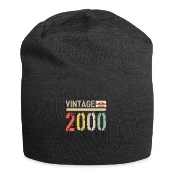 Vintage cassette 2000 - Jersey Beanie - charcoal grey - Front