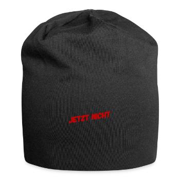 später - Jersey-Beanie - Schwarz - Vorne