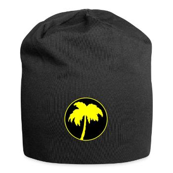 Palme - Jersey-Beanie - Schwarz - Vorne