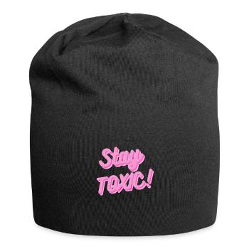 Restez toxique - Bonnet en jersey - noir - Devant