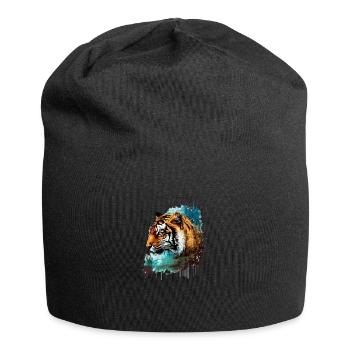 Doz Le tigre - Bonnet en jersey - noir - Devant