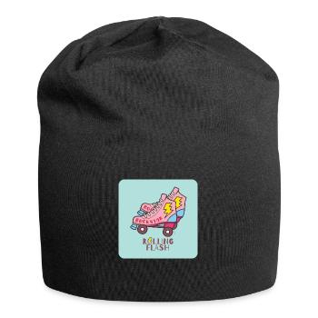 Rolling Flash - Jersey Beanie - black - Front