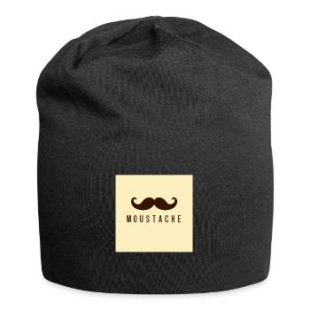 Moustache - Jersey Beanie - black - Front