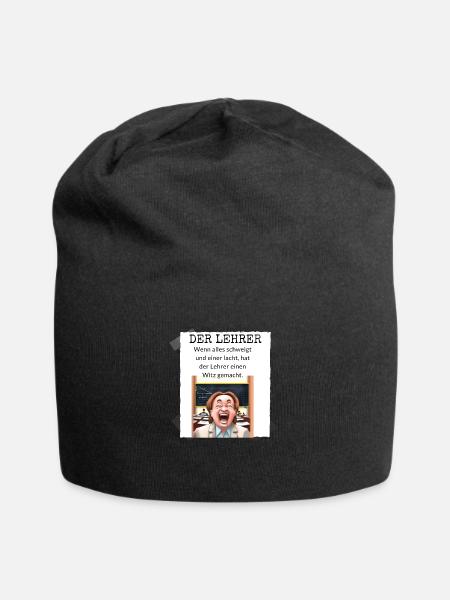 Leher witz - Jersey-Beanie - Schwarz
