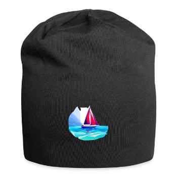 Sailing Sailboat Sailing Ship Sailing Sports - Jersey Beanie - black - Front