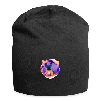 Dog Dog Owner Dog Owner Bulldog Dogs - Jersey Beanie - black - Front