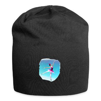Dancer Ballet Gift Dance Ballerina Dance Class - Jersey Beanie - black - Front
