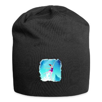 Ballett Tänzerin Ballerina Tanzkurs Geschenk Tanz - Jersey-Beanie - Schwarz - Vorne