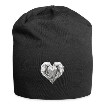 Valentine's Day Engagement Mother's Day Wedding Love - Jersey Beanie - black - Front