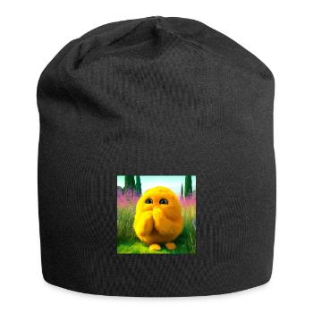 surprising cuddle - Jersey Beanie - black - Front