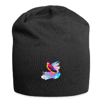 Budgerigar Bird Cockatiel Bird Propriétaire - Bonnet en jersey - noir - Devant