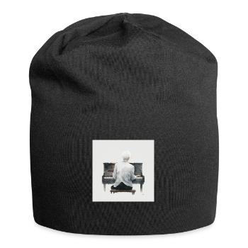 Der Pianist - Jersey-Beanie - Schwarz - Vorne