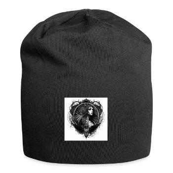 Femme fatale tattoo style - Jersey Beanie - black - Front