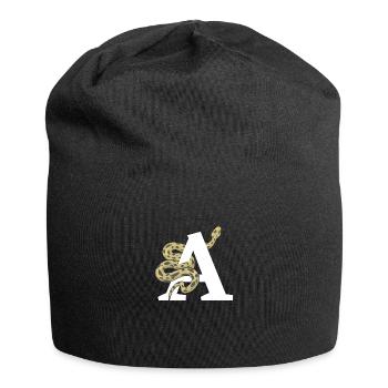 Brief an die Schlange - Jersey-Beanie - Schwarz - Vorne