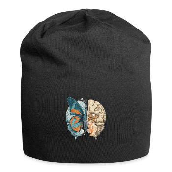 Butterfly brain Ur-Tshirt - Jersey-Beanie - Schwarz - Vorne