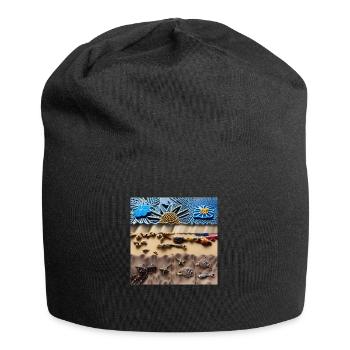 Sunny beach - Jersey Beanie - black - Front