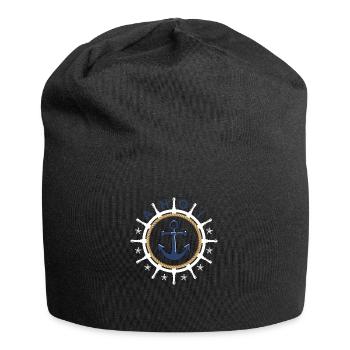 Ahoy Volant Ancre Étoile de mer - Bonnet en jersey - noir - Devant