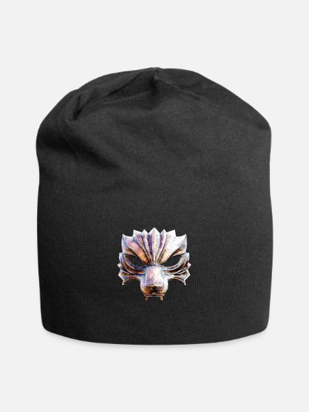Wolf warrior mask - Jersey Beanie - black