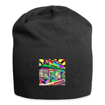 Modern Weed Club AUF - Jersey-Beanie - Schwarz - Vorne