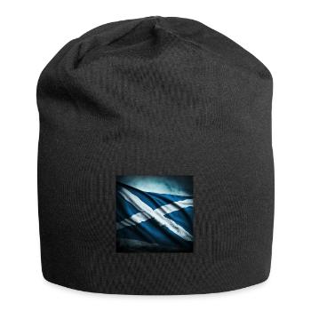 Drapeau de l’Écosse - Bonnet en jersey - noir - Devant